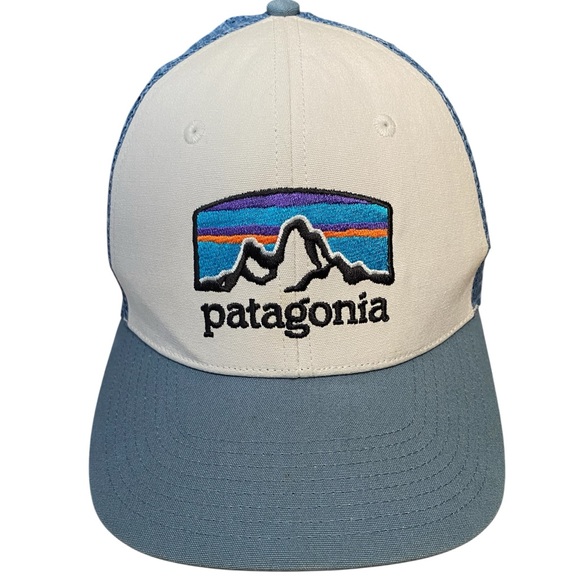 Patagonia P-6 Logo LoPro Trucker Hat - Blue - Picture 1 of 5